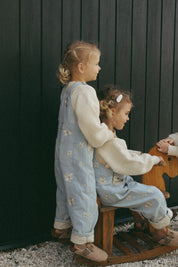 Denim Daisy Overalls