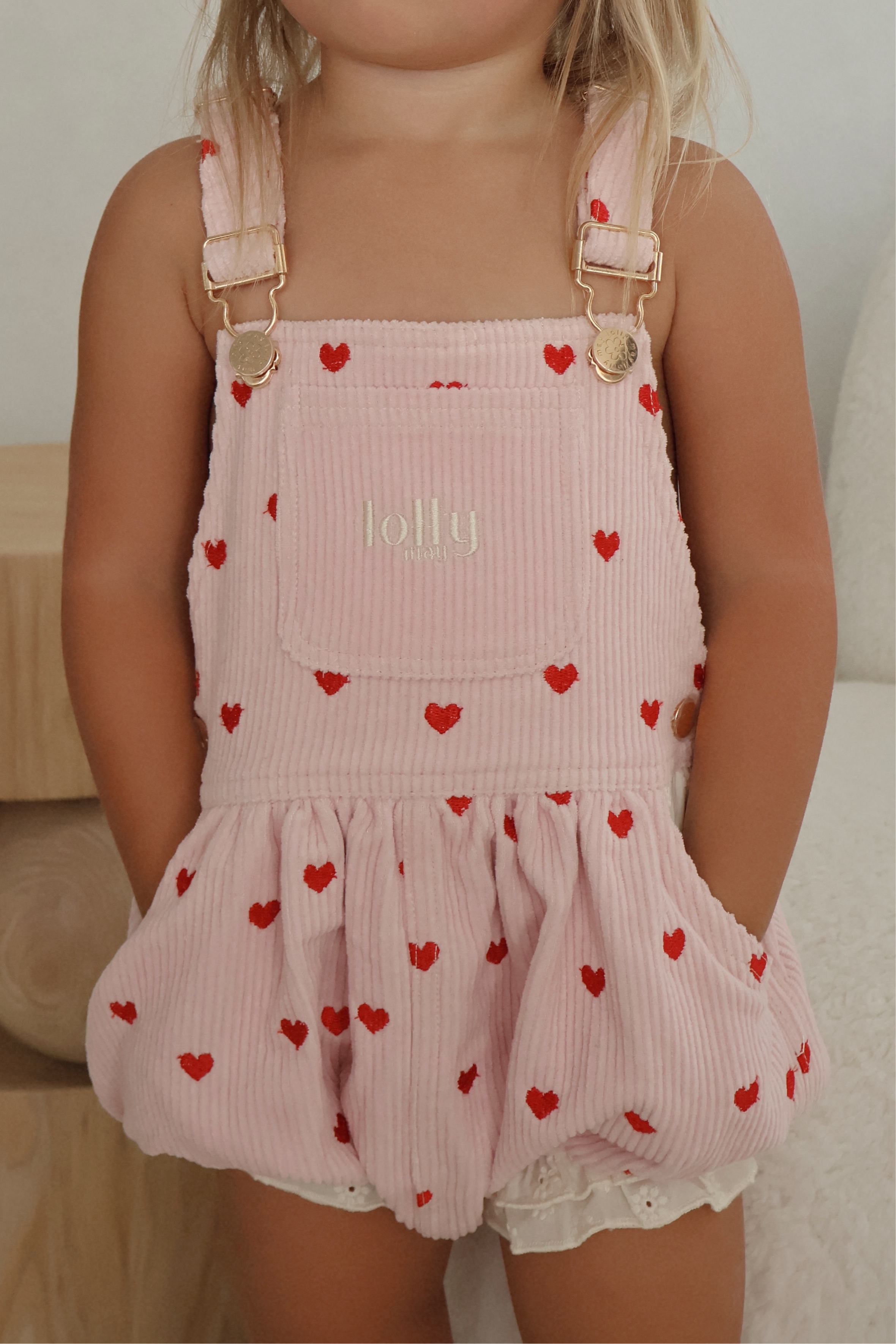 Love Letter Bubble Overalls