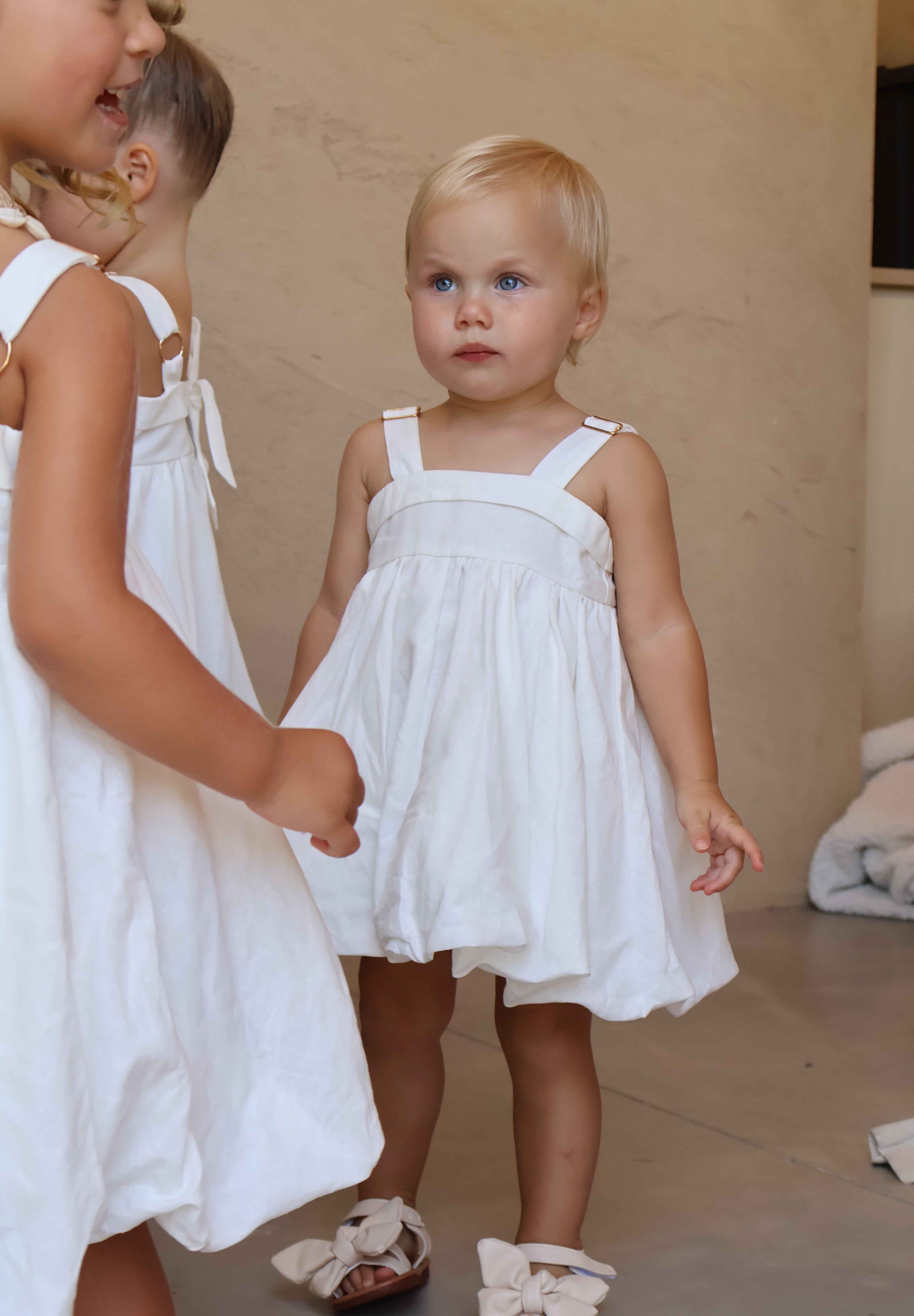 Pavlova Bubble Linen Dress