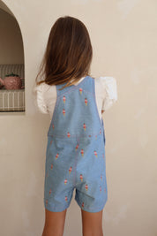 Denim Ice Cream Shortalls