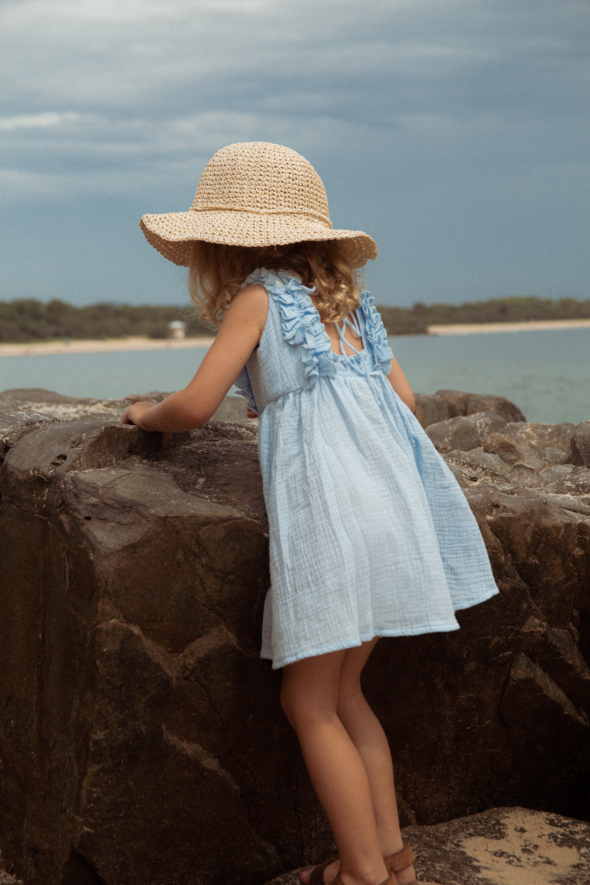 Ocean Frill Dress