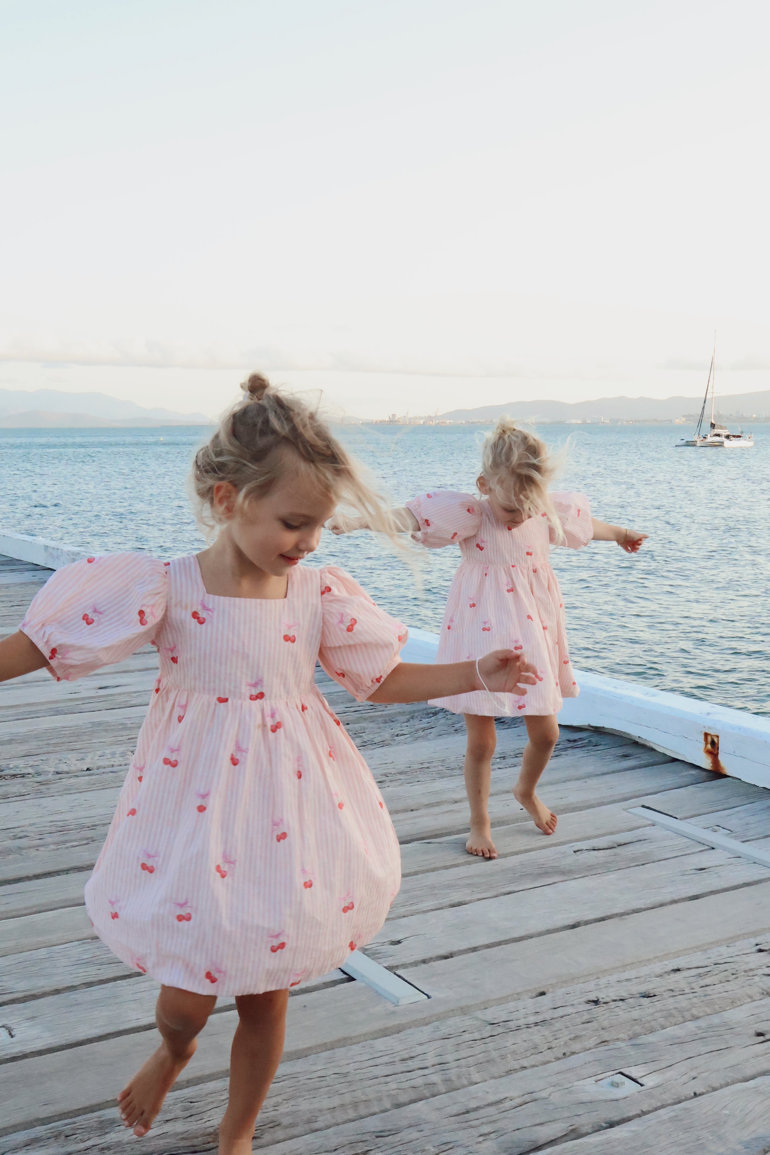 Cherry Puff Dress