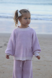 Lilac Knit Set