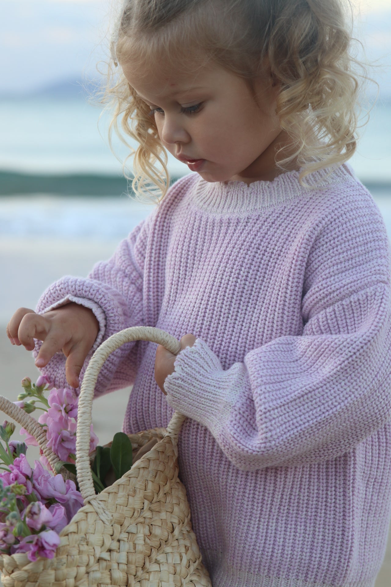 Lilac Knit Set