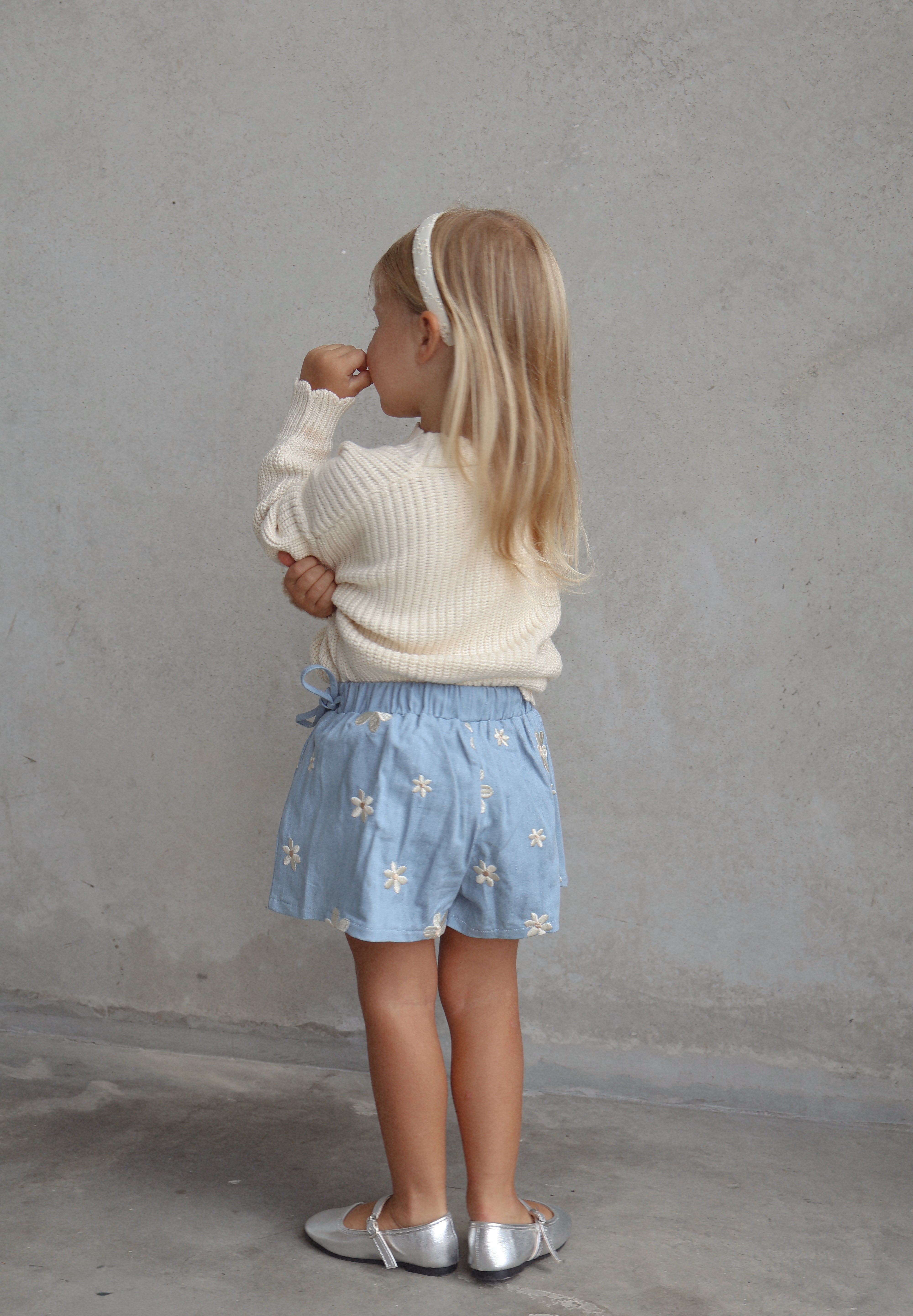 Denim Daisy Skort