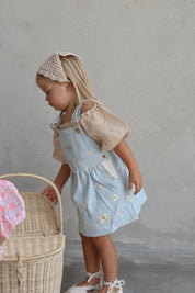 Denim Daisy Overall Dress