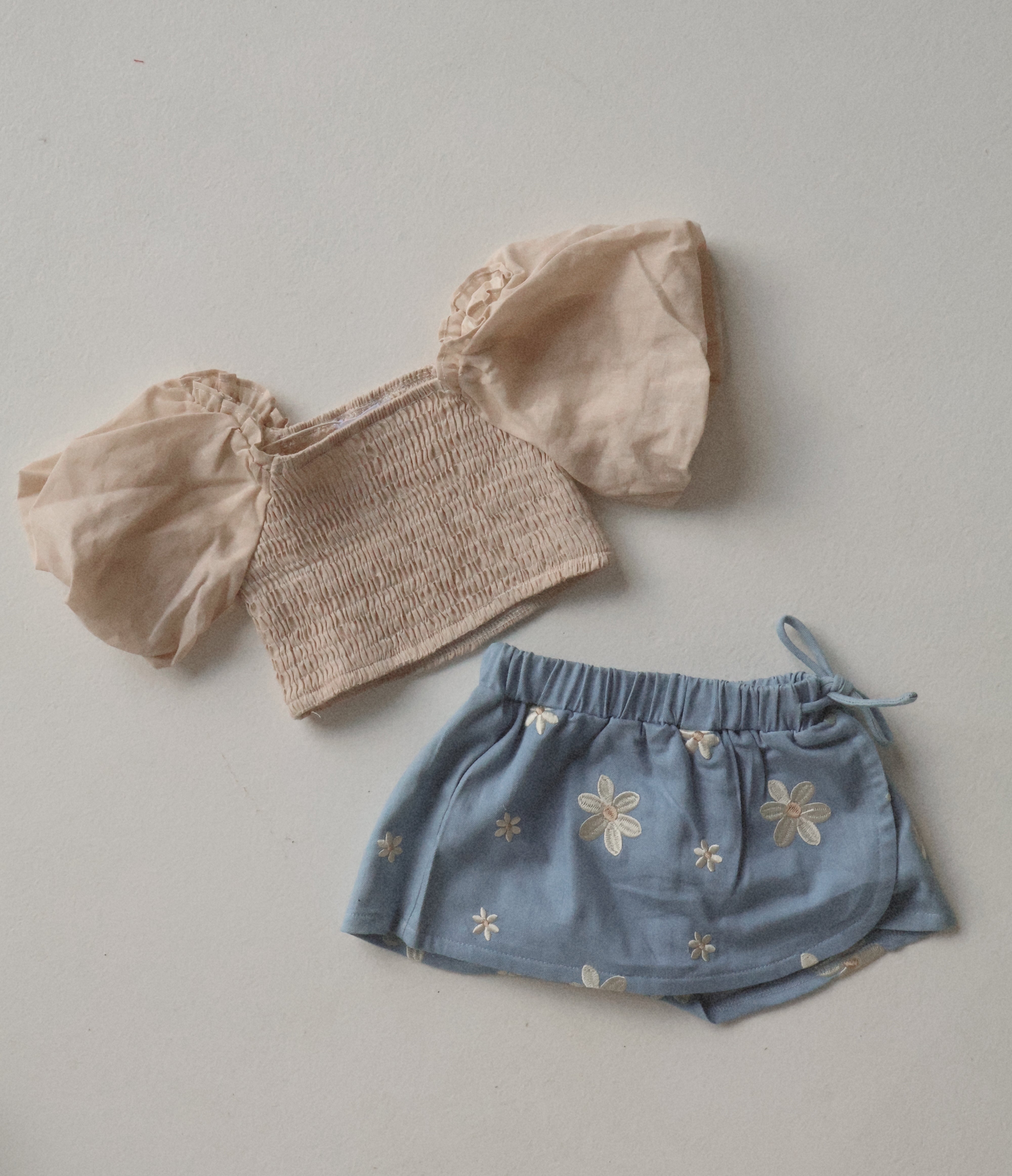 Denim Daisy Skort