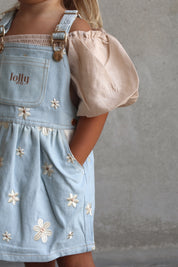 Denim Daisy Overall Dress