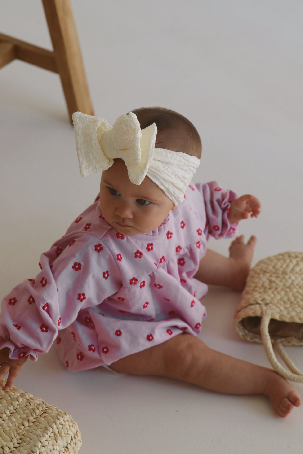 Petal Embroidered romper