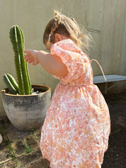 Sunset Puff Dress