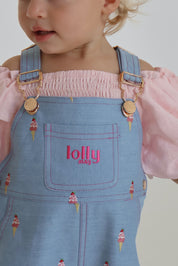 Denim Ice Cream Shortalls