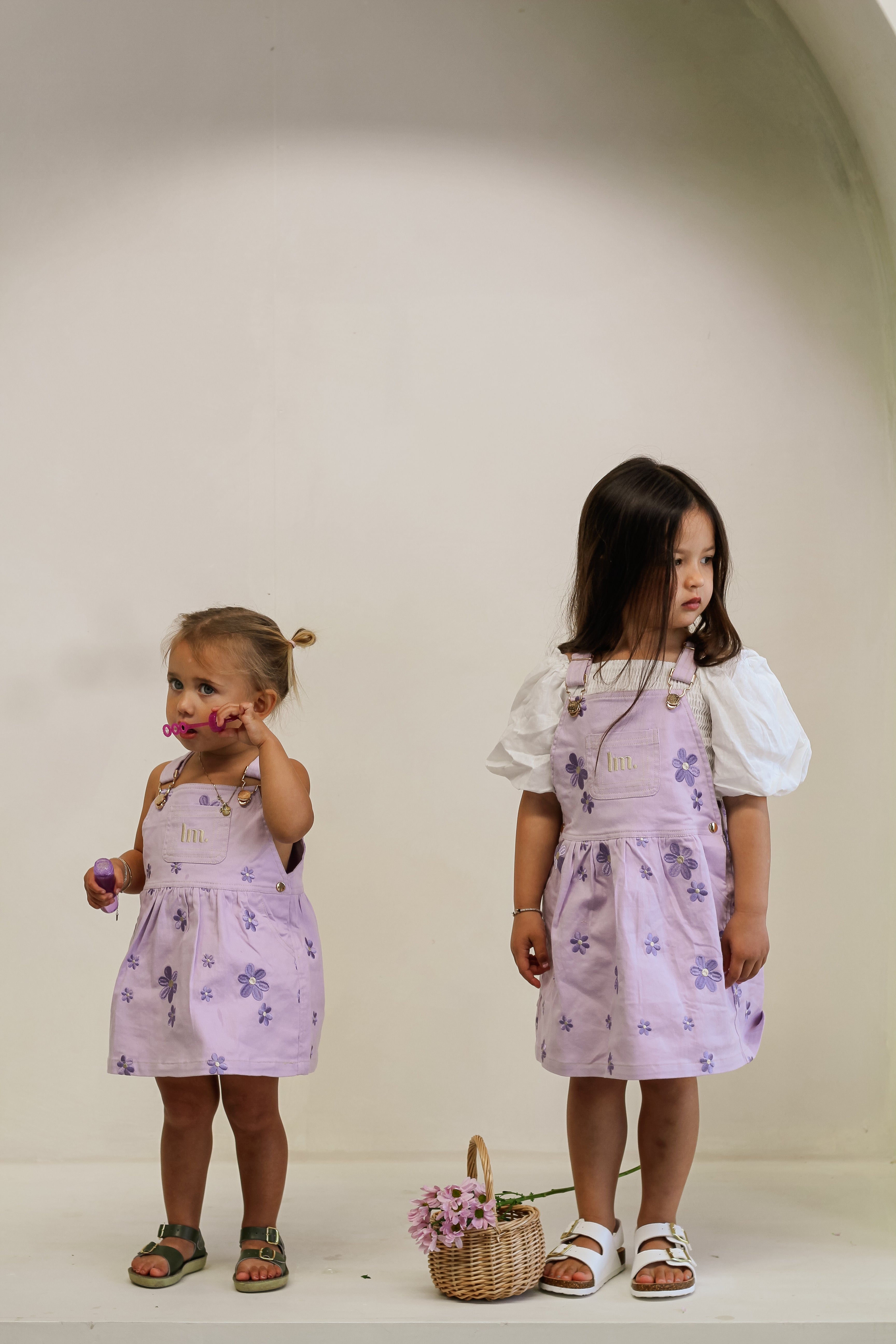 PREORDER Lilac Daisy Overall Dress