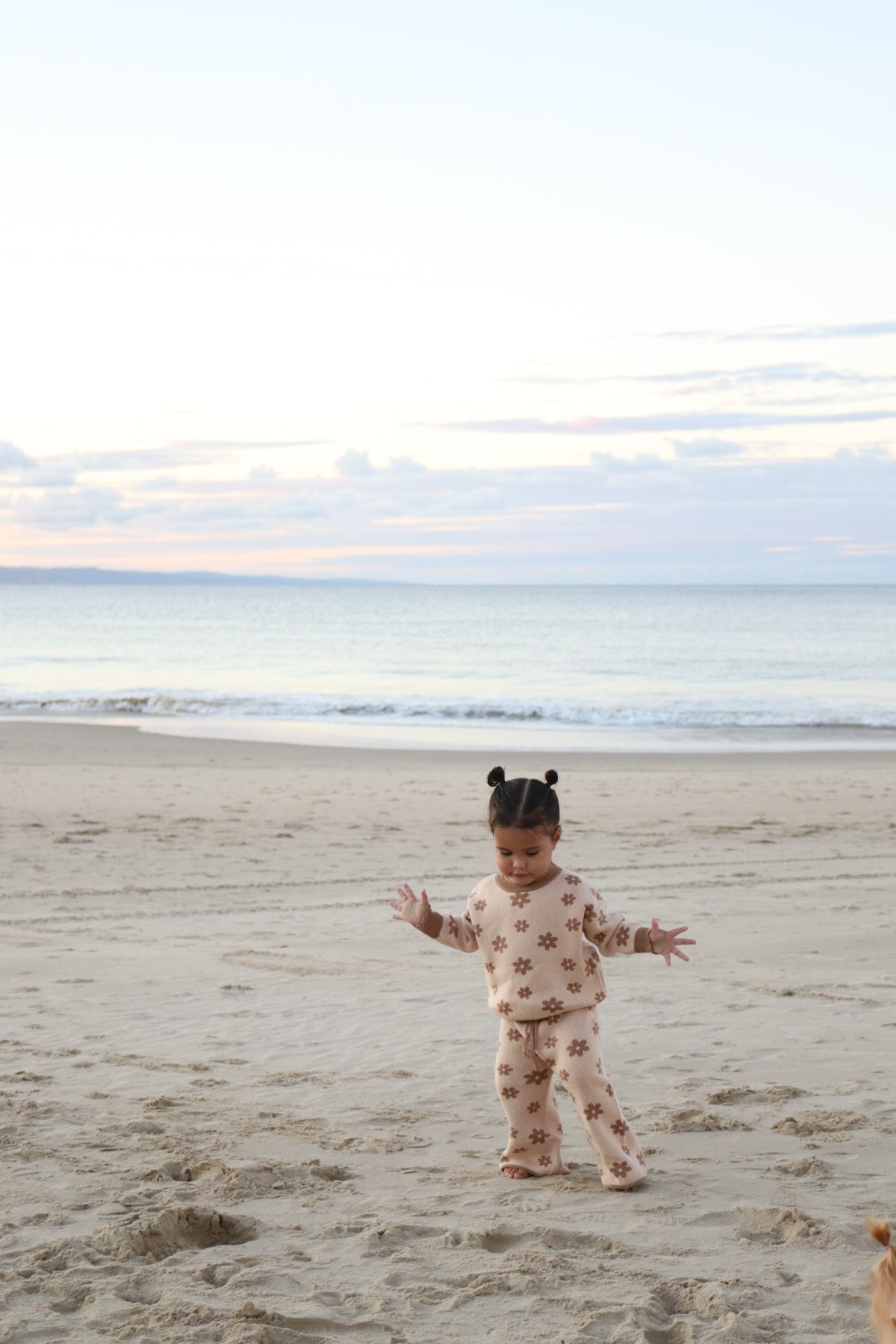 Hazelnut flower Knit Set